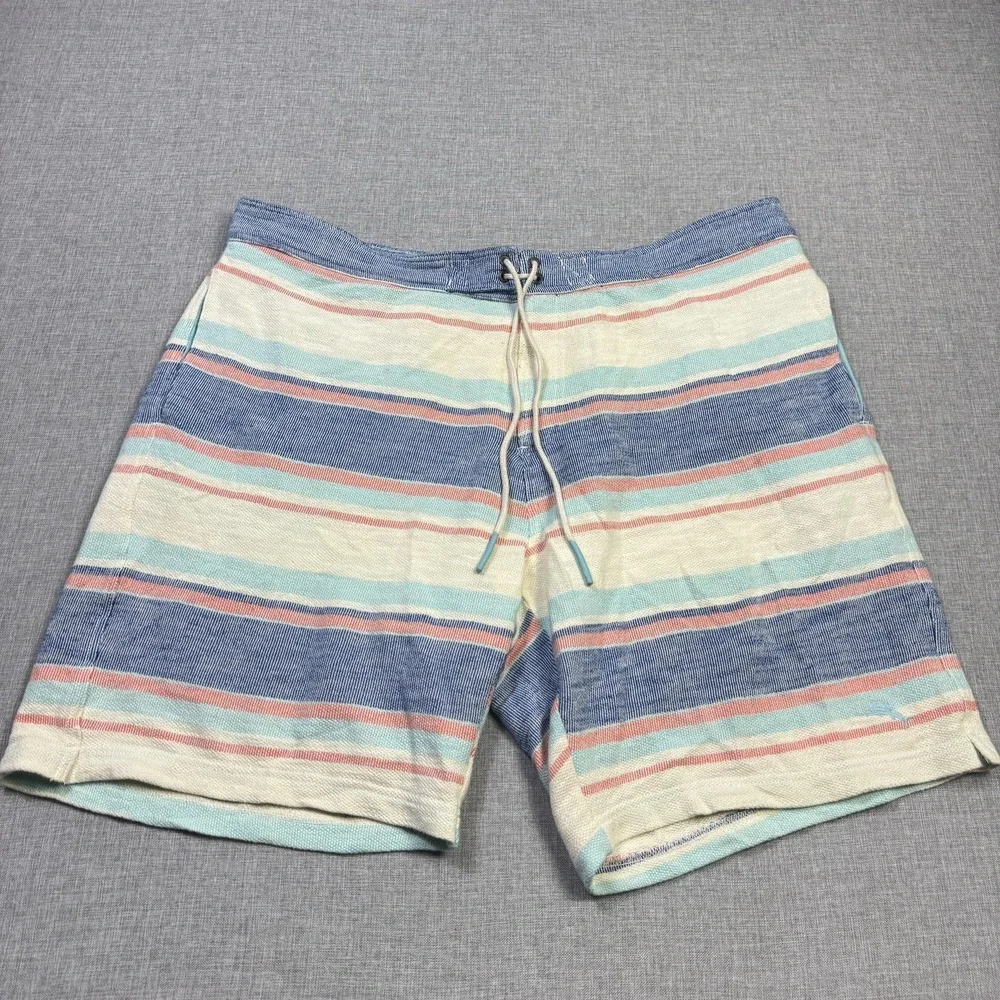 Tommy Bahama Boho Striped Drawstring Shorts‎ Mens 2XL Multicolor 9